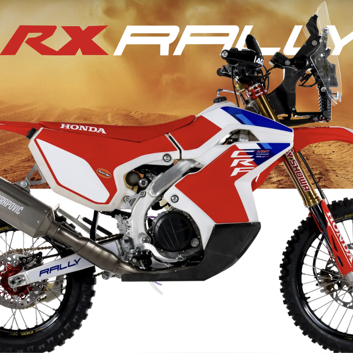 The Honda CRF450RX Rally